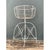 Vintage Distressed White Wire Plant Stand For Sale - Image 9 of 12