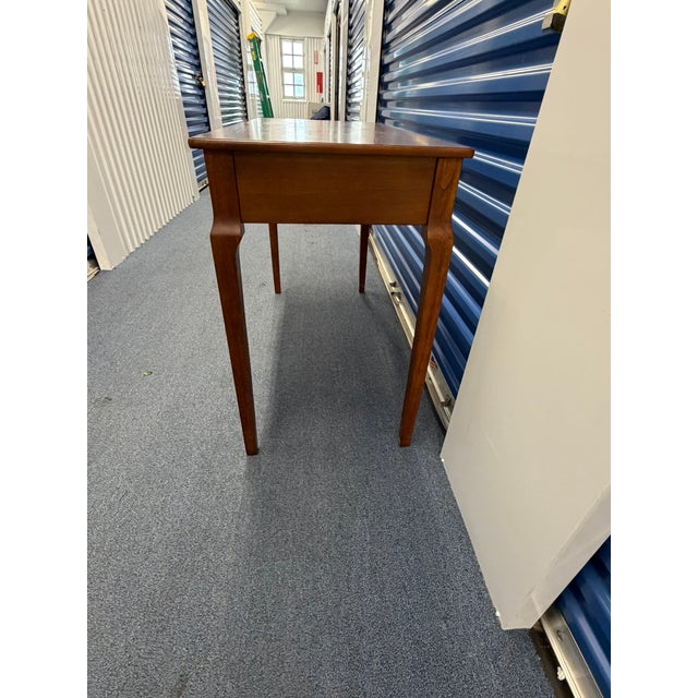 Vintage Solid Wood Writing Desk , Console or Side Table For Sale - Image 4 of 10