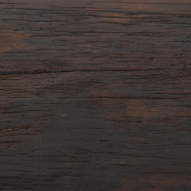 18th Century Chestnut Console Table With Three Large Carved Drawers For Sale - Image 9 of 18