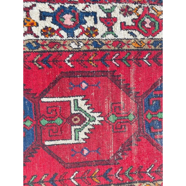 Textile Vintage Hamadan Rug, 1930s For Sale - Image 7 of 18