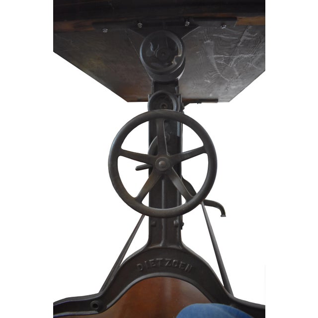 Cast Iron Adjustable Drafting Table Ca. 1900 Chairish