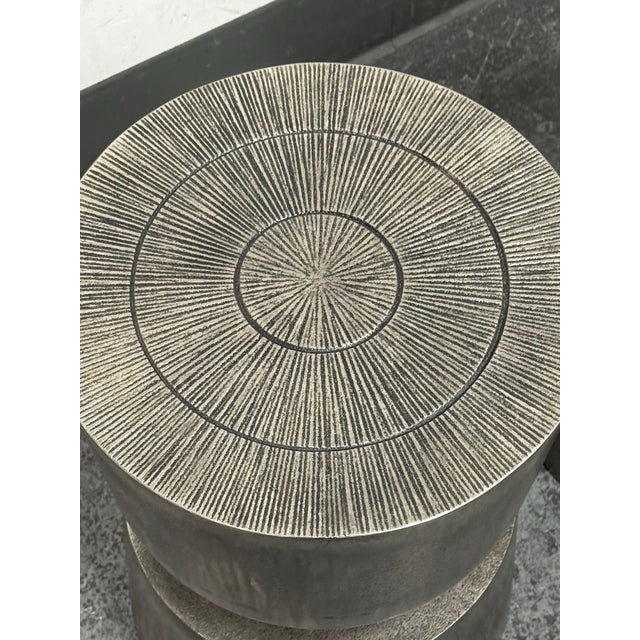 Metal Moe's Home Victor Side Tables/Stools, Pair For Sale - Image 7 of 12