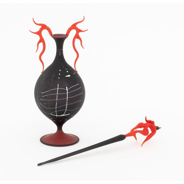 Collection of Two Murano Glass Figural Motif Perfume Bottles For Sale - Image 9 of 17