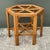 Vintage Rattan Hexagon Dining Table Pedestal For Sale In West Palm - Image 6 of 12