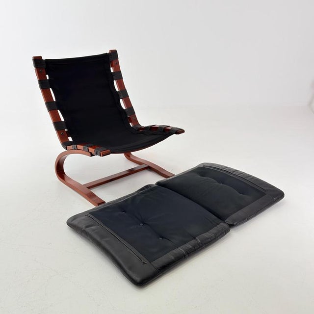 Mid-Century Modern Kangu Lounge Chair by Elsa Solheim and Nordahl Solheim for Rybo, 1970s For Sale - Image 10 of 18