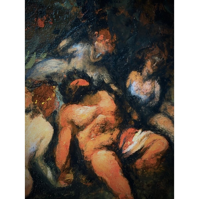 Narcisse Virgilio Díaz De La Peña, “Bacchus,” 19th-Century French Oil on Canvas For Sale - Image 4 of 4