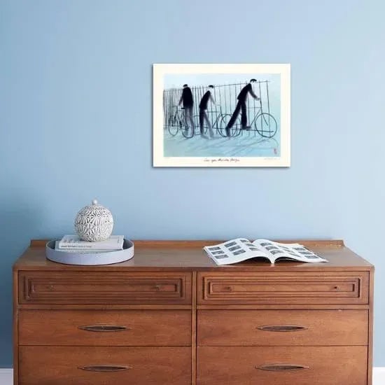 Unframed Limited Edition Lithograph on Paper. Hand signed by the artist. Paper Size: 22" x 28", Image Size: 17" x 24"....