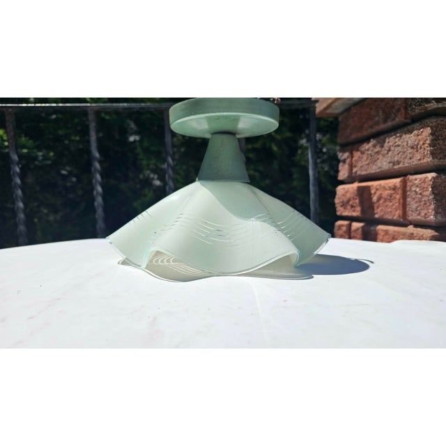 Lamp, ceiling lamp, vintage from the 1960s, dimensions: height 16.5 cm, bottom diameter of the lampshade 23.5 cm, ceiling...