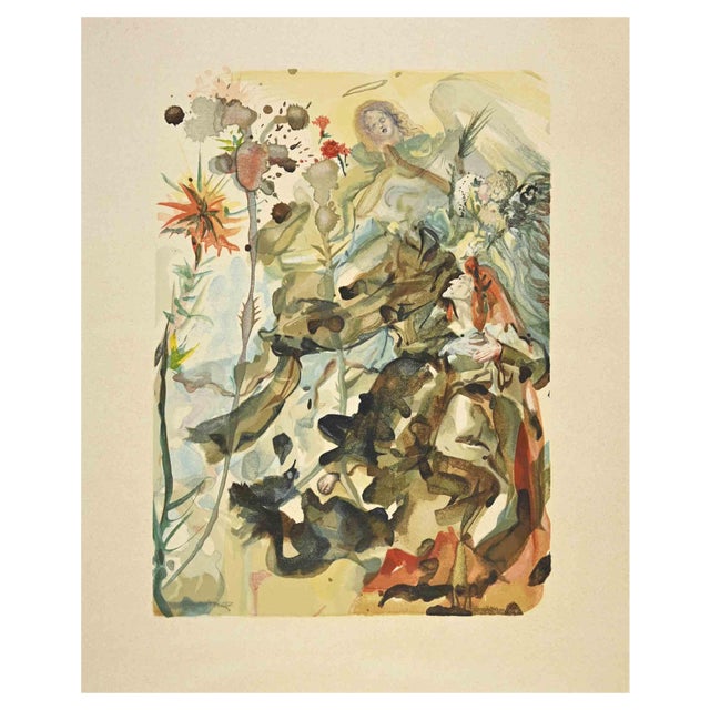Salvador Dali, The Apparition of Saint James, Woodcut, 1963 For Sale