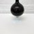 1960s 1960s Vintage Black / White Italian Cased Narrow Neck Vase Empoli Cased Glass For Sale - Image 5 of 8