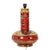 Large Vintage Red and Yellow Ceramic Lamp Base, 1960s For Sale - Image 4 of 18