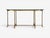 LaBarge, German Modern, Console Table, Brass, Glass, Germany, 1970s For Sale In New York - Image 6 of 12