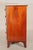 American Federal Feathered Birch and Mahogany Bow Front Chest of Drawers For Sale - Image 4 of 12