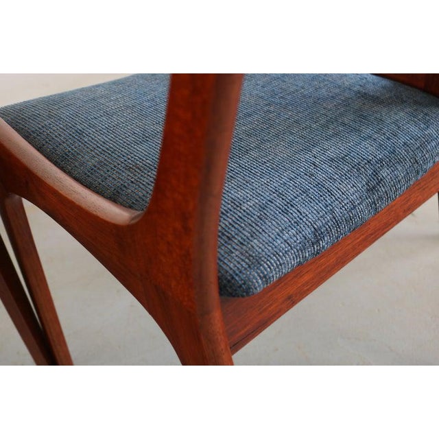 Sculptural Ladder Back Dining Chairs Attributed to Kai Kristiansen For Sale In Orlando - Image 6 of 8