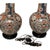Red Antique Japanese Imari Porcelain Baluster Vase Table Lamps Late Meiji Taisho - a Pair For Sale - Image 8 of 12