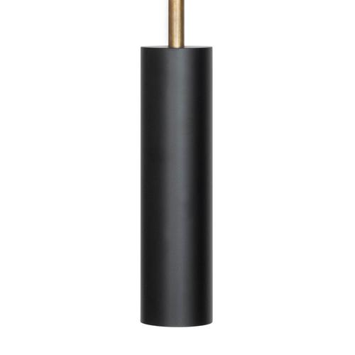 Large Black Brass Stav Ceiling Lamp by Johan Carpner for Konsthantverk For Sale - Image 3 of 7
