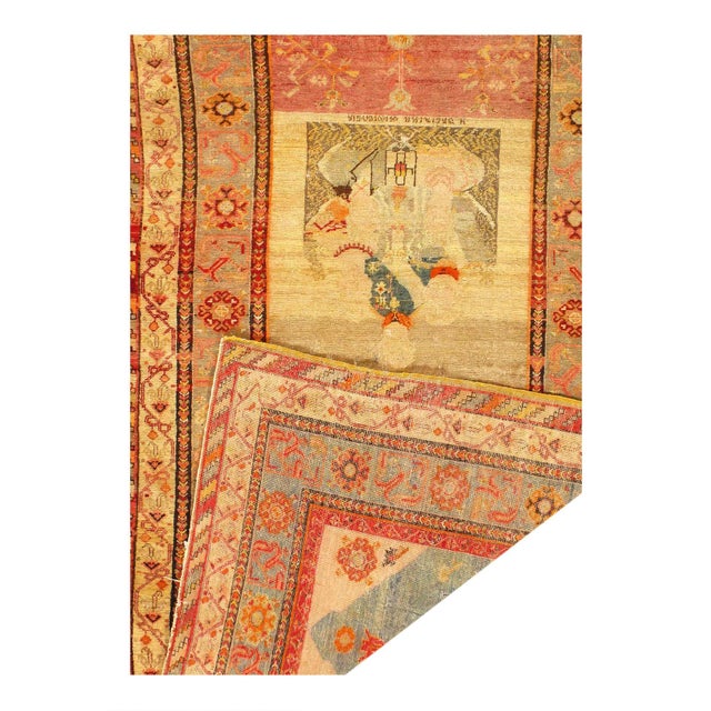 Traditional Pasargad DC Antique Karabakh Rug For Sale - Image 3 of 7
