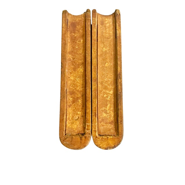 Early 20th Century Antique French Gilt Leather-Bound Book Box For Sale - Image 5 of 16