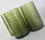 Vintage Avocado Brick Tumblers- Set of Four For Sale - Image 10 of 13