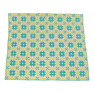 20Thc Antique Quilt, Hole in the Barn Door Quilt