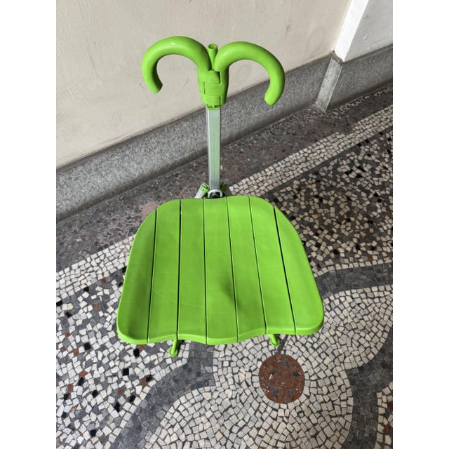 1980s Umbrella Chair in Green by Gaetano Pesce for Zero Disegno, 1980s For Sale - Image 5 of 7