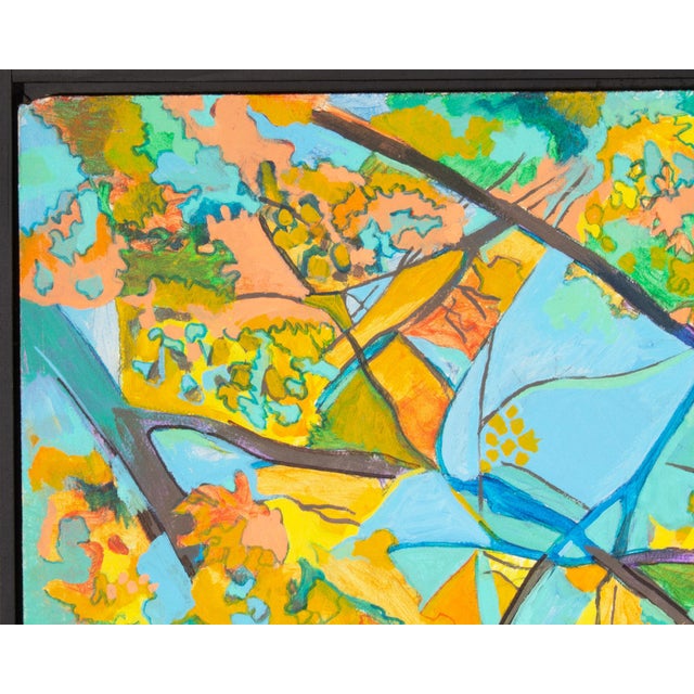 Mixed Media Painting on Board by Ellen Sieber For Sale In Indianapolis - Image 6 of 8