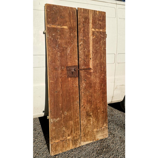 Vintage 18th Century Wooden Door For Sale - Image 15 of 18