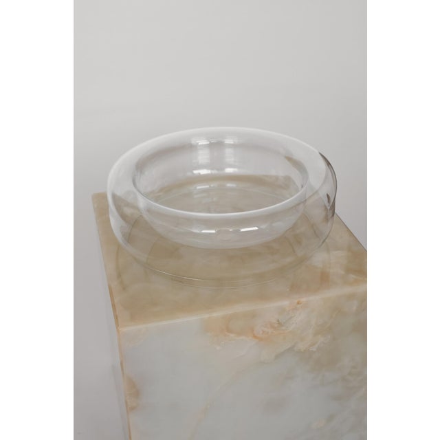 Vintage Floating Glass Bowl For Sale - Image 8 of 11