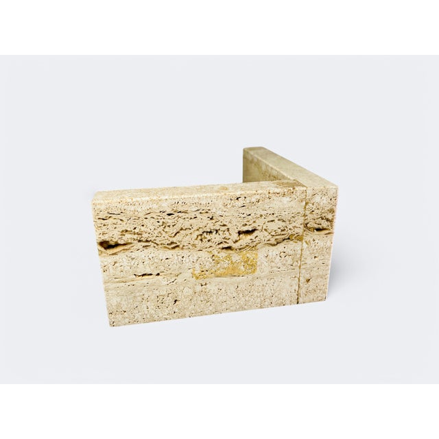 Travertine Book End by Enzo Mari for Fratelli Mannelli For Sale - Image 5 of 6
