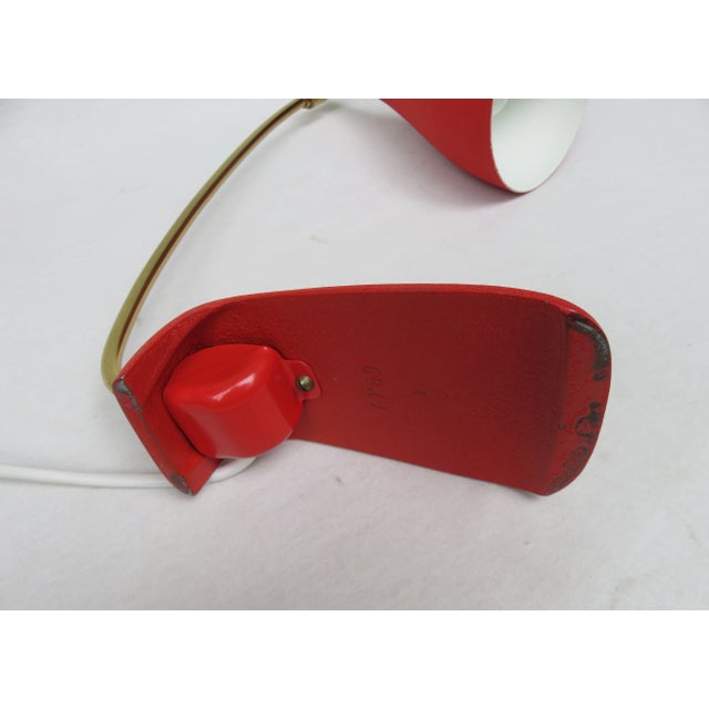 Red Table Lamp from Cosack, 1950s For Sale - Image 16 of 18