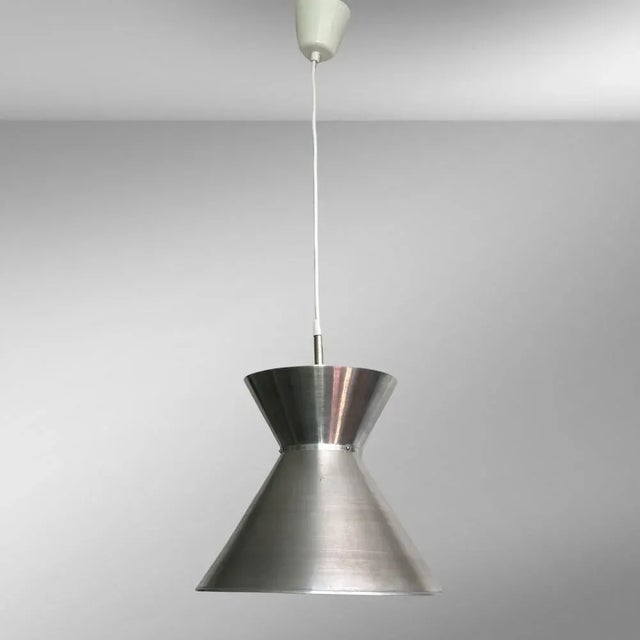 1950s Vintage Laboratory Pendant Lamp by Mogens Koch for Louis Poulsen, 1950s For Sale - Image 5 of 10