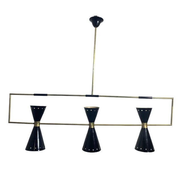 Mid-Century Ceiling Lamp, 1950s For Sale