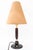 Large Art Deco Wood Table Lamp with Fabric Shade, Vienna, Austria, 1920s For Sale - Image 15 of 15