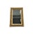 Large beautiful vintage rattan mirror with woven detail all around the frame. It can be used in a bathroom, hallway,...