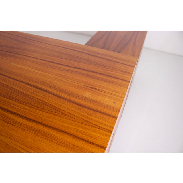 Executive Desk in American Walnut, 1970s For Sale - Image 6 of 7
