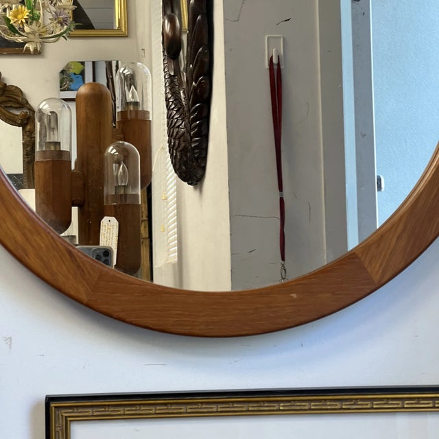 Gorgeous mirror by Pedersen & Hansen, Viby J (Jutland), Denmark In this listing we are very pleased to offer a wonderful...