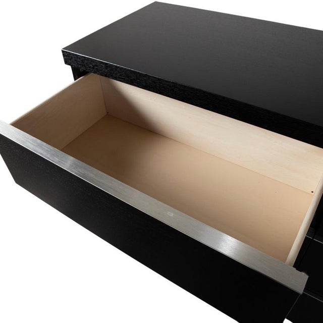 Black Wooden Sideboard in Black with Manual Function from Hülsta For Sale - Image 8 of 16