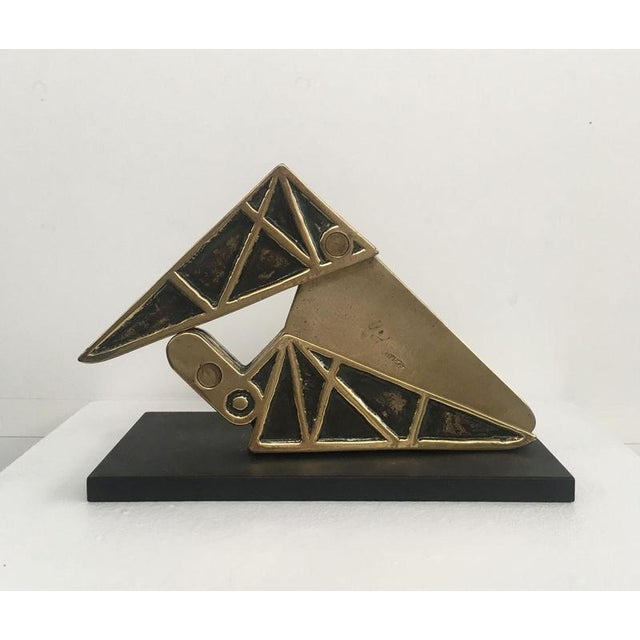 Bruno Chersicla, Abstract Kinetic Sculpture, 1980, Painted Metal For Sale - Image 12 of 18