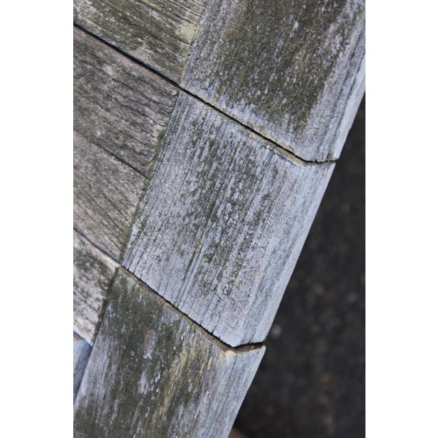 Gloster Teak Outdoor Dining Table With Six Chairs For Sale - Image 11 of 18