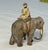 Metal Antique 19th Century Mini Cold Painted Austrian Vienna Bronze Elephant Statue For Sale - Image 7 of 9