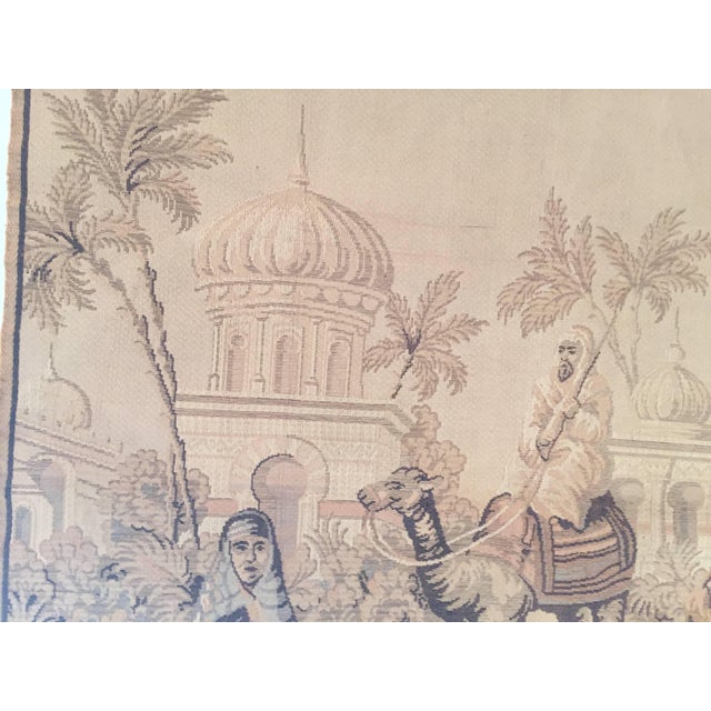 Figurative Tapestry With 19th Century Moorish Architecture Chairish