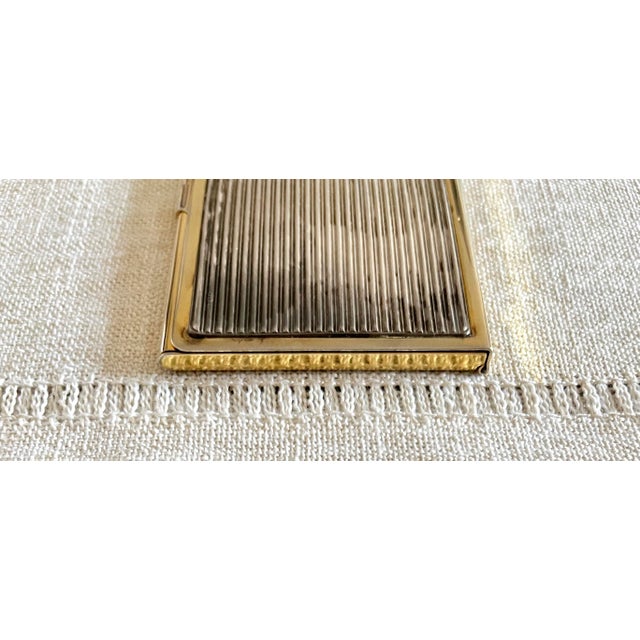 1990s 1990 Fifa World Cup Souvenir Gold Card Holder Cigarette Case Italia ‘90 Italy For Sale - Image 5 of 11