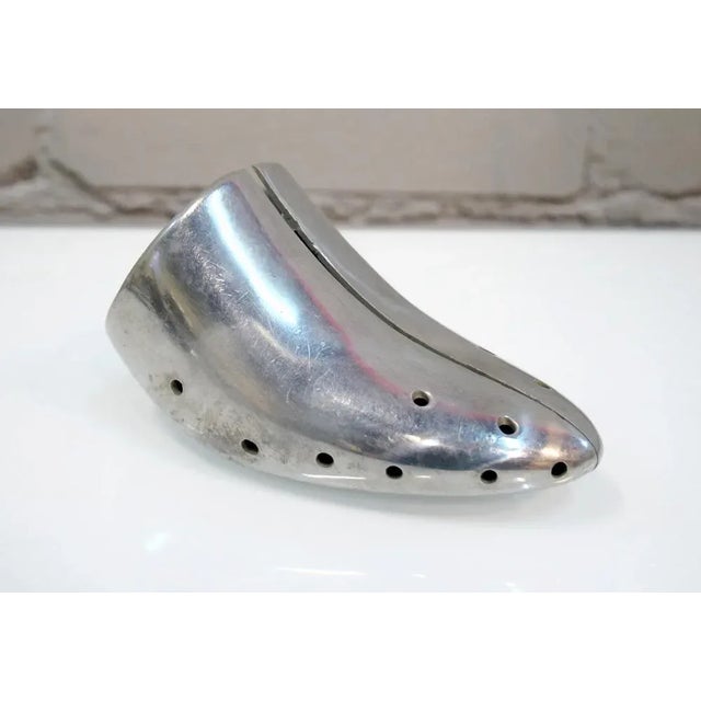 Metal righthand, 1950s, super rare industrial decoration.