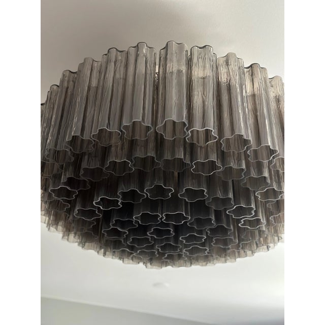 Large Murano Glass Chandelier For Sale - Image 5 of 10