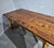 Golden Oak Plank Farmhouse Refectory Dining Table, 1920 For Sale - Image 6 of 8