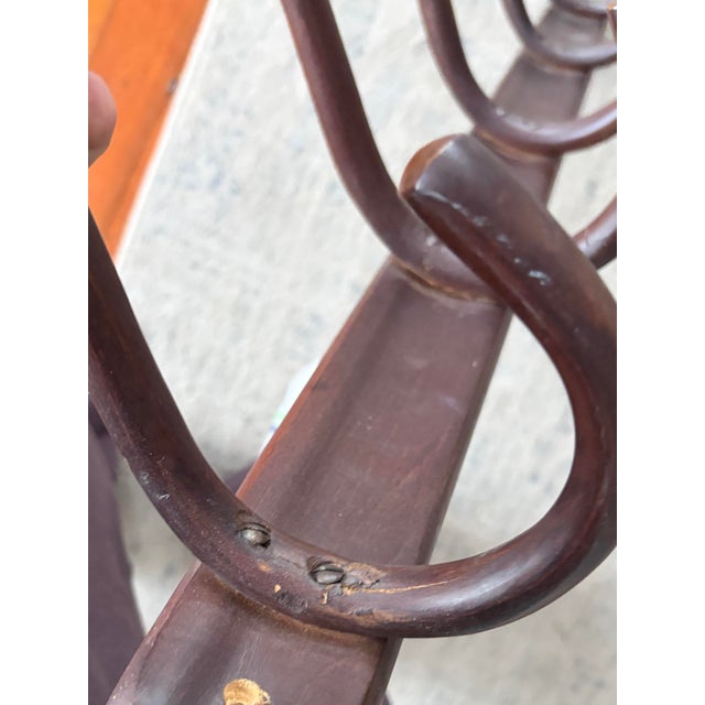 1940s Early 20th Century Thonet Bentwood Coat or Hat Rack For Sale - Image 5 of 10