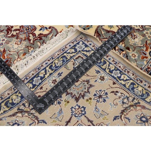 Vintage Persian Nain Rug, 08'01 X 12'09 For Sale In Dallas - Image 6 of 10