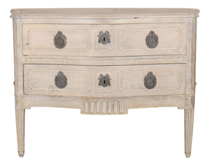 Italian Serpentine Front Commode