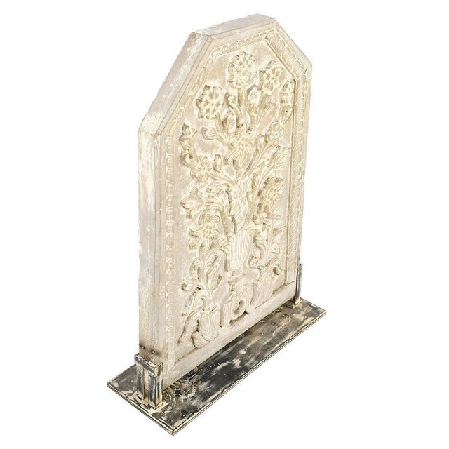 Decorative Stone Stele, in Good conditions. This piece is designed in the style of the selected designer and/or manufacturer