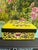 Chinoiserie Chinoiserie Yellow Famille Rose Porcelain Lidded Box With Hand-Painted Florals and Metal Mount For Sale - Image 3 of 18